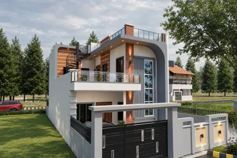 Modern 1.5 Storey Residence gallery image