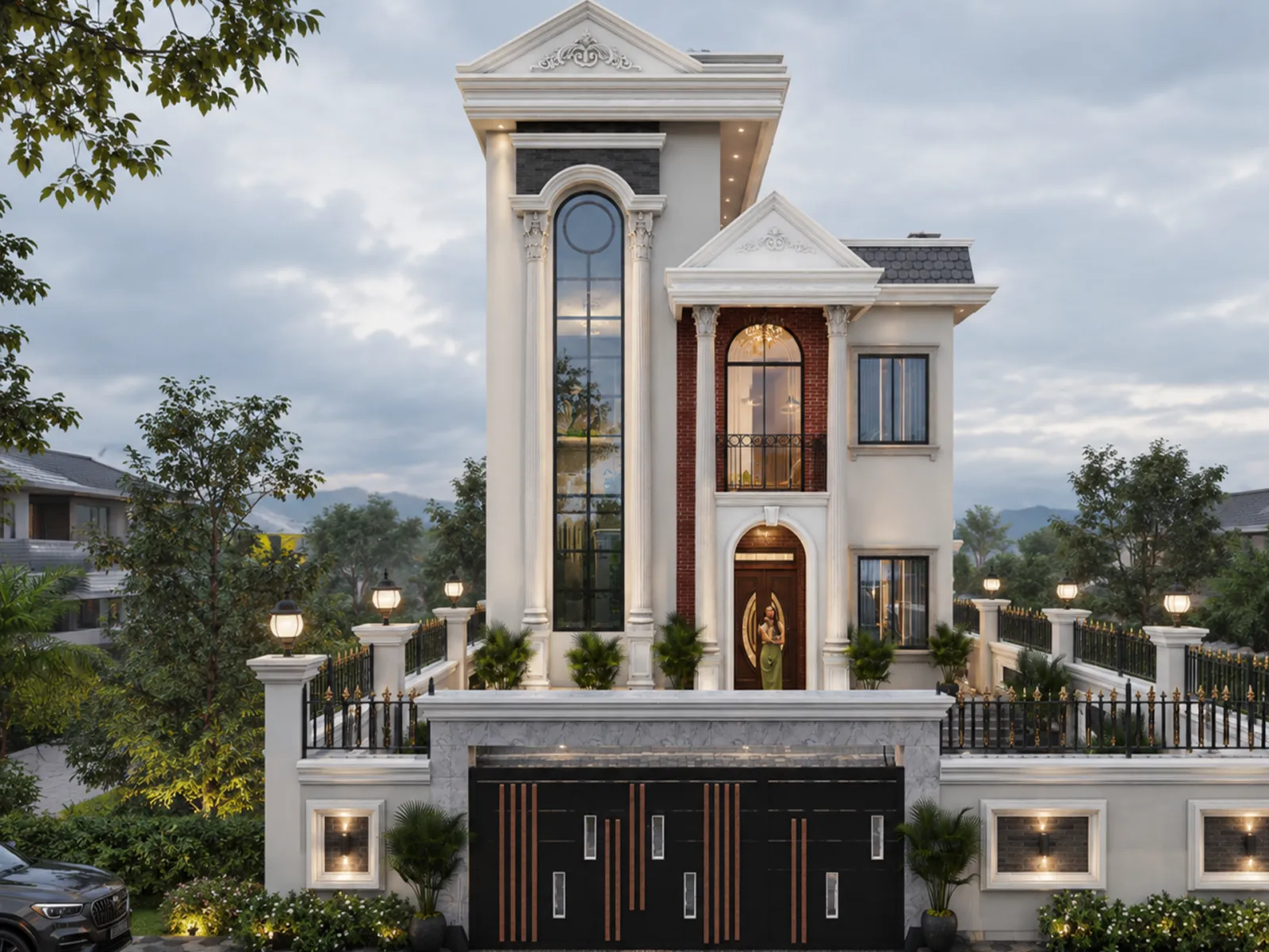 Contemporary Neoclassical Residence